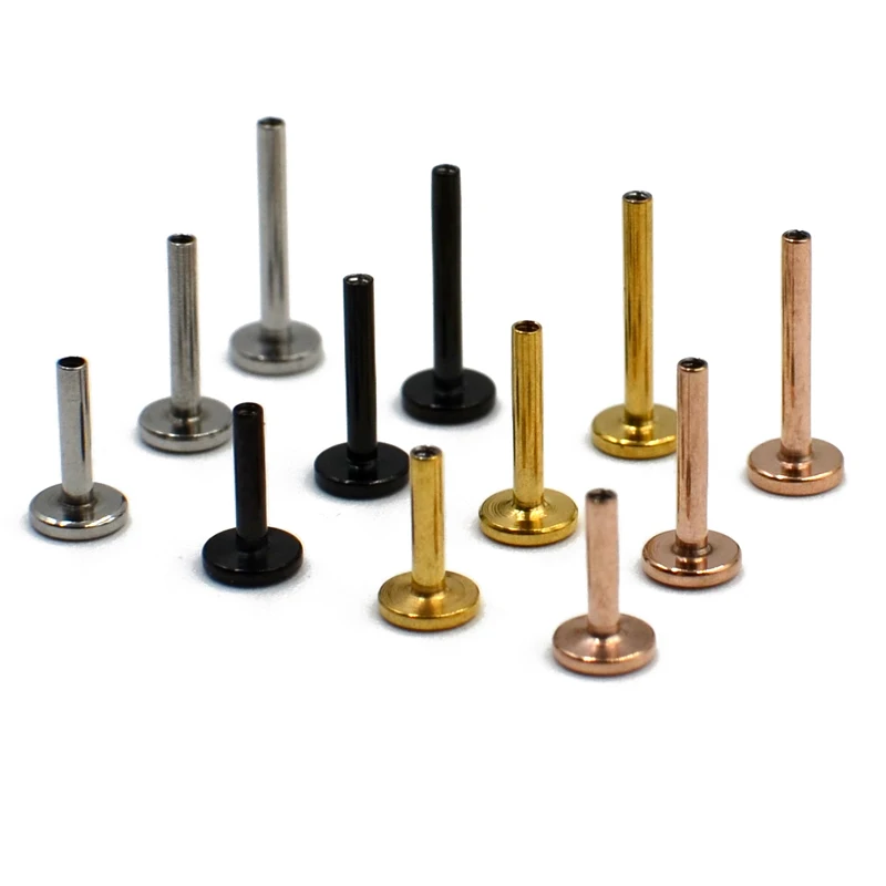 CHUANCI 5 Pcs Surgical Steel Internally Threaded Labret Shaft Bar Lip Bar Body Piercing Jewelry
CHUANCI 5 Pcs Surgical Steel Internally Threaded Labret Shaft Bar Lip Bar Body Piercing Jewelry