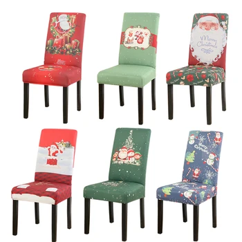 Digital printing Christmas decoration chair cover spandex slipcover for party dining room banquet chair
Digital printing Christmas decoration chair cover spandex slipcover for party dining room banquet chair