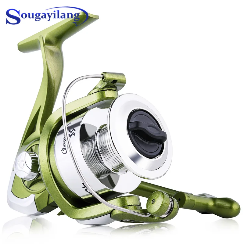 Sougayilang Spinning Fishing Reels 5.2:1 High Speed Gear Ratio Right/Left Exchange Spinning Reel for Saltwater Freshwater Pesca
Sougayilang Spinning Fishing Reels 5.2:1 High Speed Gear Ratio Right/Left Exchange Spinning Reel for Saltwater Freshwater Pesca