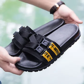 Men Sandals 2020 Brand Summer Shoes Big Size Men Slippers Letters Light Beach Sandals Male Slippers Sandales Hommes 39-45
Men Sandals 2020 Brand Summer Shoes Big Size Men Slippers Letters Light Beach Sandals Male Slippers Sandales Hommes 39-45