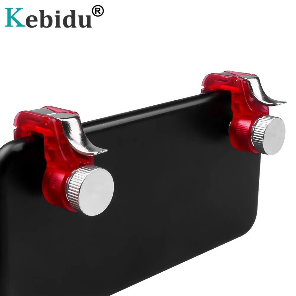 Kebidu Mini Gaming Trigger for PUBG Gamepad Mobile Phone Controller L1R1 Shooting Game Joystick for Android Iphone
Kebidu Mini Gaming Trigger for PUBG Gamepad Mobile Phone Controller L1R1 Shooting Game Joystick for Android Iphone