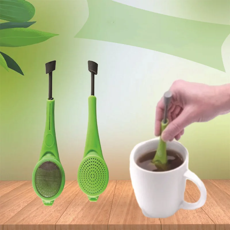 1Pcs Silicone tea strainer built-in plunger stirring healthy aroma reusable tea bag tea filter Accessories kitchen gadgets
1Pcs Silicone tea strainer built-in plunger stirring healthy aroma reusable tea bag tea filter Accessories kitchen gadgets