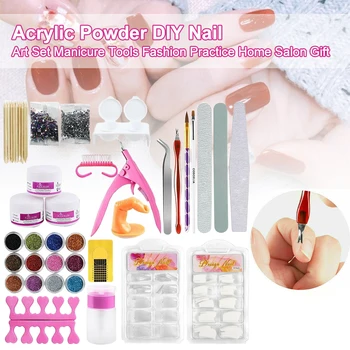 Finger Decoration Eye Catching Nail Art Set Liquid Primer Tips Manicure Tools Acrylic Powder Gift DIY Home Salon Practice
Finger Decoration Eye Catching Nail Art Set Liquid Primer Tips Manicure Tools Acrylic Powder Gift DIY Home Salon Practice