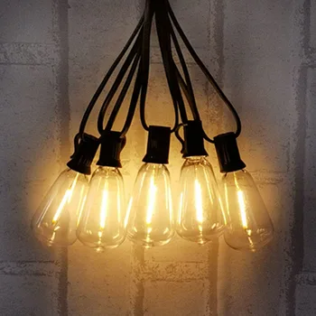 EU 25Ft ST38 Bulb Lamp Sting Light For Outdoor Party Patio Garden Wedding LED String Light E12 Bulb Indoor Christmas Decoration
EU 25Ft ST38 Bulb Lamp Sting Light For Outdoor Party Patio Garden Wedding LED String Light E12 Bulb Indoor Christmas Decoration