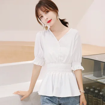 Han Fan V Collar Waist Thin Section Red Shirt Top Female Design Feeling Small Heart Machine Shirt 2019
Han Fan V Collar Waist Thin Section Red Shirt Top Female Design Feeling Small Heart Machine Shirt 2019