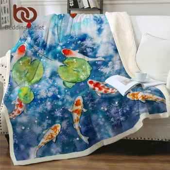 BeddingOutlet Carp Sherpa Fleece Blanket Watercolor Koi Fishes Bed Blanket Lotus Leaf Throw Blanket Unicorn Whale Custom Blanket
BeddingOutlet Carp Sherpa Fleece Blanket Watercolor Koi Fishes Bed Blanket Lotus Leaf Throw Blanket Unicorn Whale Custom Blanket