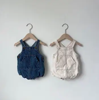 2020 new baby girls denim romper summer fashion babys jumpsuit 0-3 years HO156
2020 new baby girls denim romper summer fashion babys jumpsuit 0-3 years HO156