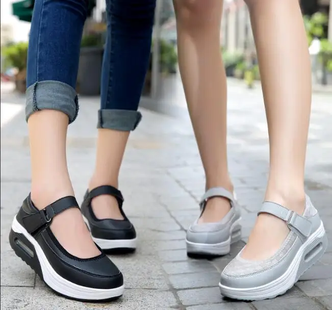 

Women Wedges Shoes For Women' lace up Ankle Strap High Heels Sandals Summer Weaving Breathable Soft Beach Female Shoes Plus Size