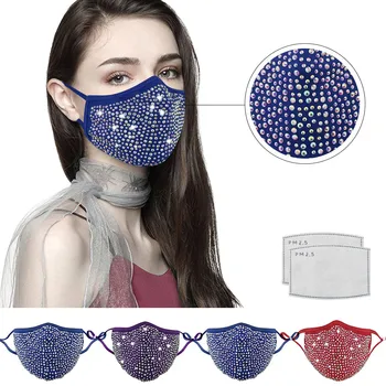 1PC Diamond Face Mask Dustproof With 2 Gaskets Adult Washable Adjustable Masks facemasks Mouth Cover mascaras para la boca
1PC Diamond Face Mask Dustproof With 2 Gaskets Adult Washable Adjustable Masks facemasks Mouth Cover mascaras para la boca