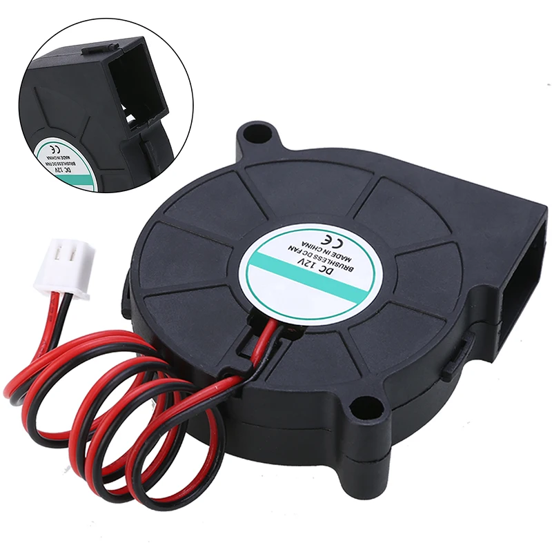 1Pc Plastic 3D Printer Fan Tools Cooling Blower Fan DC 12V 5015 Radial Blower Cooling Fan 35000 hours Life For 3D Printer
1Pc Plastic 3D Printer Fan Tools Cooling Blower Fan DC 12V 5015 Radial Blower Cooling Fan 35000 hours Life For 3D Printer
