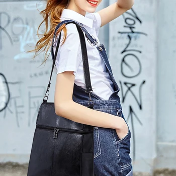 Casual Adjustable Strap Daypack Women Backpack Large Capacity Zipper Key Soft Storage Anti Theft Multifunctional PU Leather
Casual Adjustable Strap Daypack Women Backpack Large Capacity Zipper Key Soft Storage Anti Theft Multifunctional PU Leather