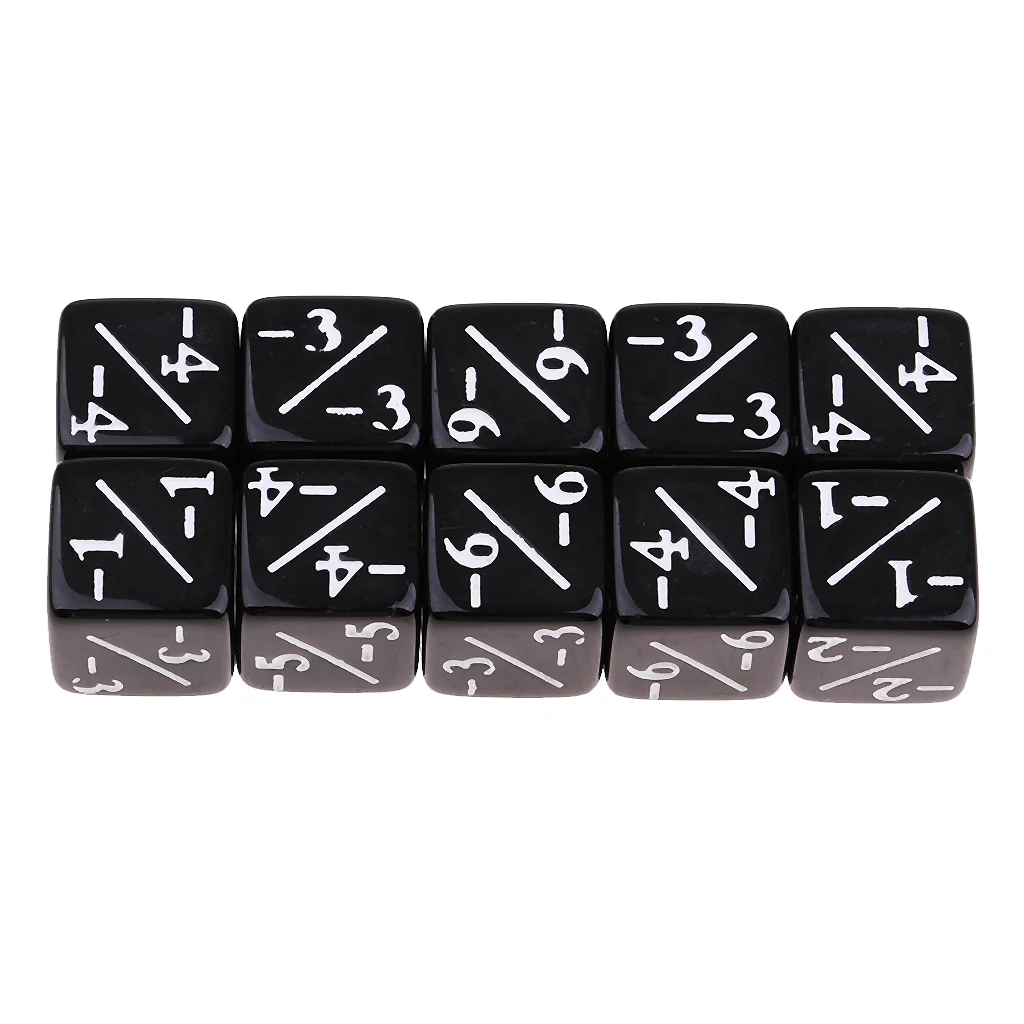10PCS Set Dice Family Acrylic Math Fraction Dice For Methmatics Education Party Gambling Dices Game Digital Dices 10PCS Set Dice Family Acrylic Math Fraction Dice For Methmatics Education Party Gambling Dices Game Digital Dices