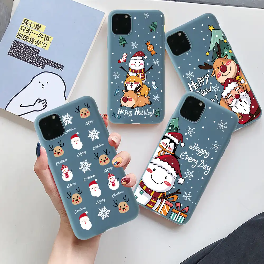 12 cover for iphone 7 8 6s plus 7plus case bear christmas gift