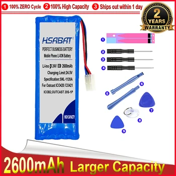 HSABAT 0 Cycle 2600mAh ICOB2,OUTCAST 20S-1P Battery for Soundcast Outcast ICO420, Outcast ICO421 Replacement Accumulator
HSABAT 0 Cycle 2600mAh ICOB2,OUTCAST 20S-1P Battery for Soundcast Outcast ICO420, Outcast ICO421 Replacement Accumulator
