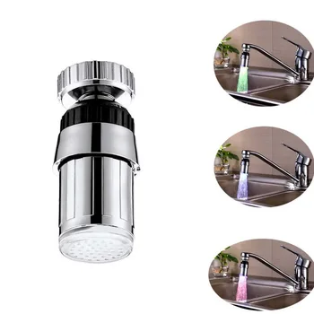 LED Color Changing Faucet Kitchen Nozzle Three-color Temperature Control Garden Mop Taps Adjustable Booster Bathroom Water Tap
LED Color Changing Faucet Kitchen Nozzle Three-color Temperature Control Garden Mop Taps Adjustable Booster Bathroom Water Tap