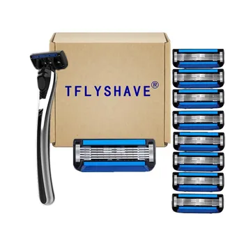 TFLYSHAVE Men Forious 5 Sharp Trimmer Replacement Manual Razor Blade 5 Layer Razor Adjustable Safety Blade Personal Care
TFLYSHAVE Men Forious 5 Sharp Trimmer Replacement Manual Razor Blade 5 Layer Razor Adjustable Safety Blade Personal Care