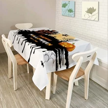 Tablecloth Comfortable Waterproof Home Yes Children Polyester Pumpkin-Lantern Hot-Halloween
