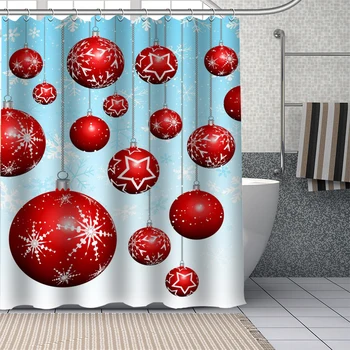 Custom Christmas element Shower Curtains DIY Bathroom Curtain Fabric Washable Polyester for Bathtub Art Decor douchegordijn
Custom Christmas element Shower Curtains DIY Bathroom Curtain Fabric Washable Polyester for Bathtub Art Decor douchegordijn