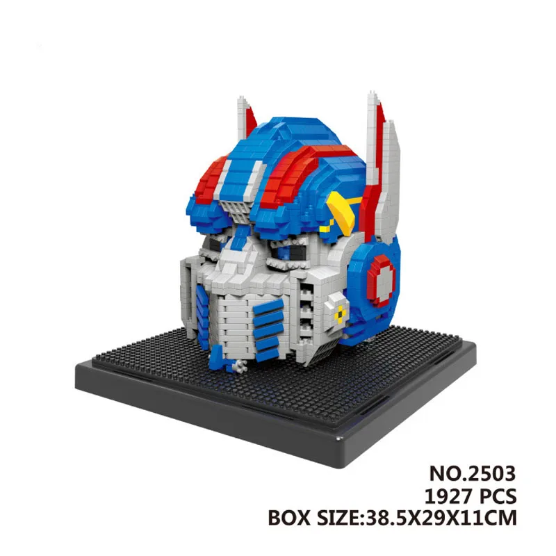super Transformation robot war head image model nanobrick Bumble bees micro diamond block toy light collection building bricks
super Transformation robot war head image model nanobrick Bumble bees micro diamond block toy light collection building bricks