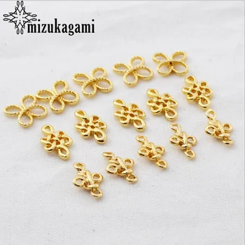 Golden Copper Charms Flowers Shape High Quality Connector Charms 6pcs/lot For DIY Drop Earrings Jewelry Making Accessories 
Golden Copper Charms Flowers Shape High Quality Connector Charms 6pcs/lot For DIY Drop Earrings Jewelry Making Accessories