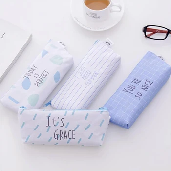 1PCS Cute Little Fresh Island Blue Pencil Case Office Stationery and School Supplies High Capacity Canvas Material Pencil Bag
1PCS Cute Little Fresh Island Blue Pencil Case Office Stationery and School Supplies High Capacity Canvas Material Pencil Bag