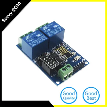 ESP8266 5/12V 2 Channel WiFi relay module Things smart home remote control switch phone APP ESP-01 diy electronics
ESP8266 5/12V 2 Channel WiFi relay module Things smart home remote control switch phone APP ESP-01 diy electronics