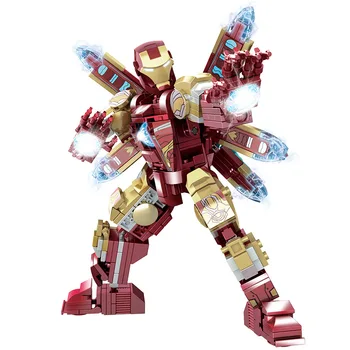 427PCS Action Figures Building Blocks Super Heroes Iron man Anime figures Model Diy Kit Bricks Toys For Children Birthday Gifts
427PCS Action Figures Building Blocks Super Heroes Iron man Anime figures Model Diy Kit Bricks Toys For Children Birthday Gifts