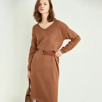 Women 2019 Autumn New Sleeve Long Knitted Sweater Lady Loose Pullovers Knitwear Long Section Cashmere Shir
Women 2019 Autumn New Sleeve Long Knitted Sweater Lady Loose Pullovers Knitwear Long Section Cashmere Shir