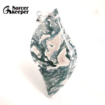 Real Natural Green Moss Agates Pendant Fashion Druzy Pendant Handmade Gems Stone Pendants For Jewelry Making BD573 
Real Natural Green Moss Agates Pendant Fashion Druzy Pendant Handmade Gems Stone Pendants For Jewelry Making BD573