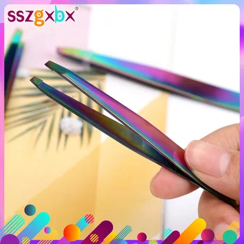 1PC Color Titanium False Eyelash Tweezers Angle Eyebrow Stainless Steel Tweezers Cosmetic Beauty Makeup Tool
1PC Color Titanium False Eyelash Tweezers Angle Eyebrow Stainless Steel Tweezers Cosmetic Beauty Makeup Tool