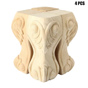 4pcs TV Cabinet Easy Install Table Solid Wood Carved Strong Bearing European Style Bed Riser Stable Furniture Legs Durable
4pcs TV Cabinet Easy Install Table Solid Wood Carved Strong Bearing European Style Bed Riser Stable Furniture Legs Durable
