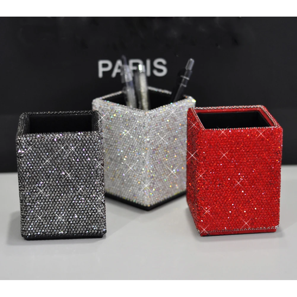 Square Crystal Holder Creative Fashion Makeup Holder Storage Box for Car interior Accessories DIY
Square Crystal Holder Creative Fashion Makeup Holder Storage Box for Car interior Accessories DIY