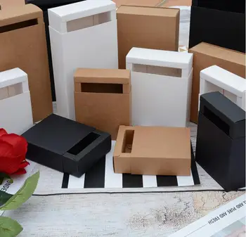 30pcs Kraft Paper Drawer Box White Packaging Boxes Black Cardboard Carton Box DIY Soap Craft Gift Boxes Multi size
30pcs Kraft Paper Drawer Box White Packaging Boxes Black Cardboard Carton Box DIY Soap Craft Gift Boxes Multi size