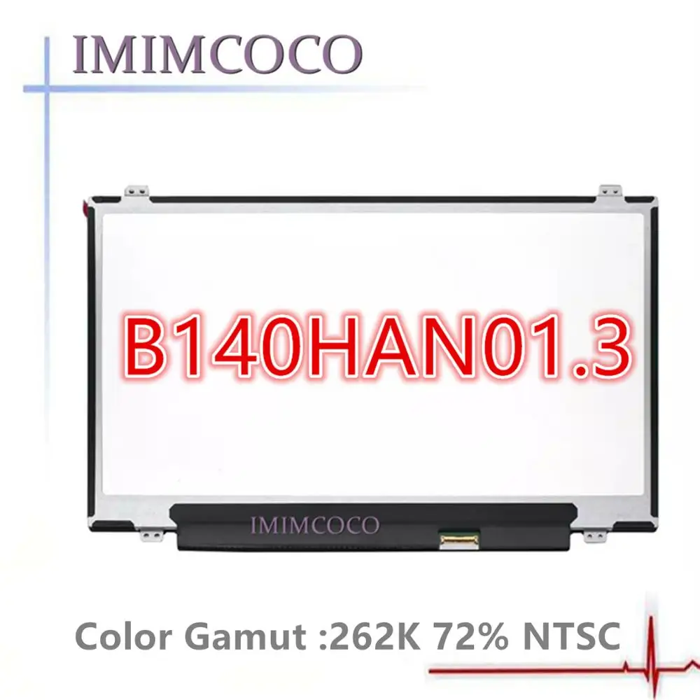 Цветной СВЕТОДИОДНЫЙ экран 72% B140HAN01.3 FRU NO. Для обновления эново E440 E450 T440 T440P T440S T470