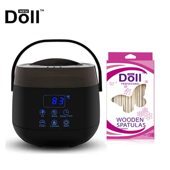 Lcd Monitor Electric Wax Heater Paraffin Bath Electric Melting Waxing Wax Machine with 50pcs Spatula for Female Hair Removal
Lcd Monitor Electric Wax Heater Paraffin Bath Electric Melting Waxing Wax Machine with 50pcs Spatula for Female Hair Removal