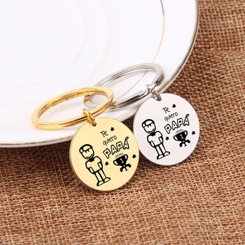 Fashion Bag Charm Key Chain Engraved Bonus Gift for Dad Stainless Steel Key Holder Men Charm Birthday Decor 1 pcs
Fashion Bag Charm Key Chain Engraved Bonus Gift for Dad Stainless Steel Key Holder Men Charm Birthday Decor 1 pcs