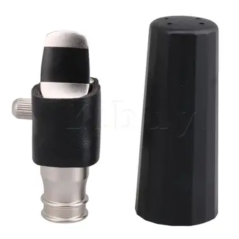 Yibuy Silver Size-6 Soprano Saxophone Mouthpiece B-flat Grit Finish Dia 17.9mm 
Yibuy Silver Size-6 Soprano Saxophone Mouthpiece B-flat Grit Finish Dia 17.9mm