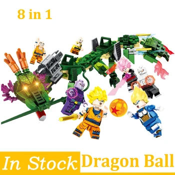 8 in 1 Dragon Ball Building Blocks Mini Technic Toys Goku Action Figure Toys for Children Kids Christmas Gifts
8 in 1 Dragon Ball Building Blocks Mini Technic Toys Goku Action Figure Toys for Children Kids Christmas Gifts