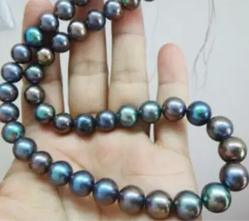 Free shipping genuine 9-10mm multicolor tahitian black pearl necklace 18inch 14k/20 clasp
Free shipping genuine 9-10mm multicolor tahitian black pearl necklace 18inch 14k/20 clasp