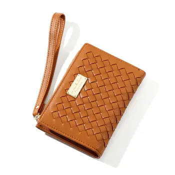 Portable Handheld Woven PU Wallet Large Capacity Women Clutch Bag Cash Card Case Photo Storage Holder Zipper Coins Purse
Portable Handheld Woven PU Wallet Large Capacity Women Clutch Bag Cash Card Case Photo Storage Holder Zipper Coins Purse