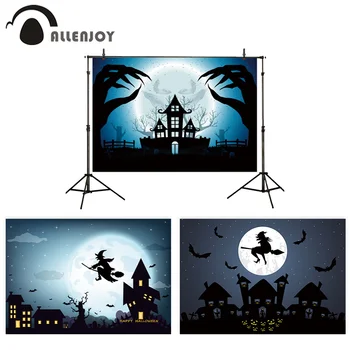 Allenjoy Halloween Party Photozone Witch Black Terrible Castale Tree Moon Backdrop Trick Treat Event Carnival Background Decor
Allenjoy Halloween Party Photozone Witch Black Terrible Castale Tree Moon Backdrop Trick Treat Event Carnival Background Decor