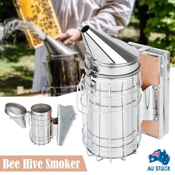 1pcs Stainless Steel Beekeeping Bee Hive Smoker Sprayer Transmitter Kit Apiculture Beekeeping Equipment Tool with Heat Shield
1pcs Stainless Steel Beekeeping Bee Hive Smoker Sprayer Transmitter Kit Apiculture Beekeeping Equipment Tool with Heat Shield