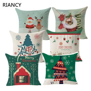 Christmas Santa Claus Dog Cat Pillowcase Cotton Linen Cushion Cover Throw Pillow Home Decor Sofa Decorative Pillow Covers 40472
Christmas Santa Claus Dog Cat Pillowcase Cotton Linen Cushion Cover Throw Pillow Home Decor Sofa Decorative Pillow Covers 40472