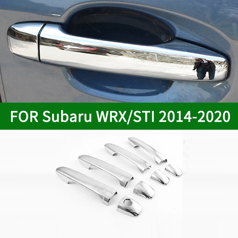 For Subaru WRX STI 2014-2020 Fourth generation Glossy chrome silver side Door Handle Covers Trims 2015 2016 2017 2018 2019
For Subaru WRX STI 2014-2020 Fourth generation Glossy chrome silver side Door Handle Covers Trims 2015 2016 2017 2018 2019