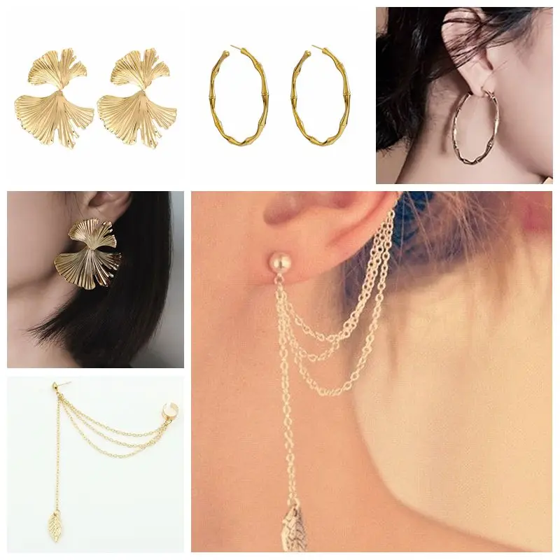 Canner INS Gold Color Brass Hoop Huggies Hoop Earring Small Large Circle C-Shape Earrings For Women Metal Jewelry Wholesale
Canner INS Gold Color Brass Hoop Huggies Hoop Earring Small Large Circle C-Shape Earrings For Women Metal Jewelry Wholesale