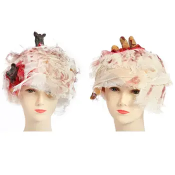 Halloween Mask Scary Bleeding Gauze Headgear Masquerade Props Scary Mouse Gauze Cap
Halloween Mask Scary Bleeding Gauze Headgear Masquerade Props Scary Mouse Gauze Cap