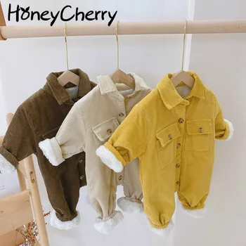 Infants baby girl romper double plus thick velvet leotard climbing clothes baby casual jacket winter baby boy clothes
Infants baby girl romper double plus thick velvet leotard climbing clothes baby casual jacket winter baby boy clothes