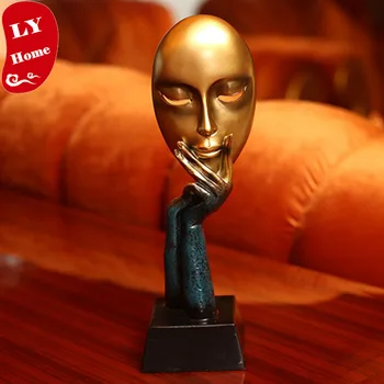 abstract thinker home decoration resin face mask American Porch Resin Crafts 
abstract thinker home decoration resin face mask American Porch Resin Crafts