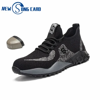 Safety shoes men breathable anti-smashing anti-piercing Indestructible work Boots steel toe cap outdoor protective labor Sneaker
Safety shoes men breathable anti-smashing anti-piercing Indestructible work Boots steel toe cap outdoor protective labor Sneaker
