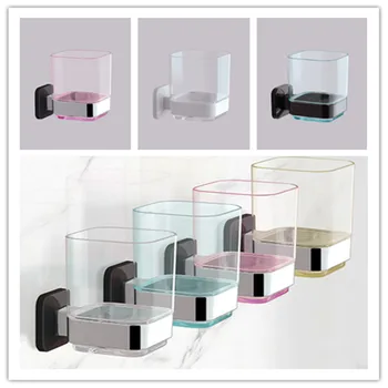 Plastic Toothbrush Cup Holder Bathroom Supplies Toothbrush Cover Storage Wall Mount Rack With Cup 
Plastic Toothbrush Cup Holder Bathroom Supplies Toothbrush Cover Storage Wall Mount Rack With Cup